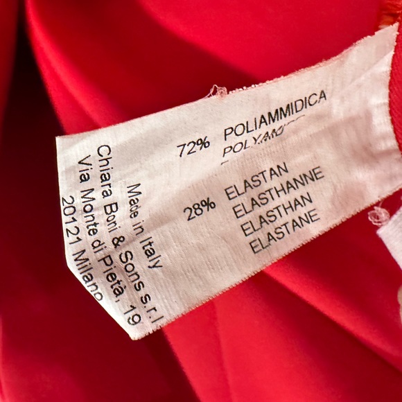 La Petite Robe di Chiara Boni Red Whitney Gown Maxi Dress in Size 48 - Picture 8 of 10